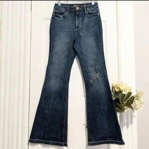 DL1961 Rachel High Rise Bell Bottom Flare Jeans